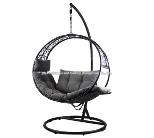Magic Ring Metal Wicker Hanging Egg Chair