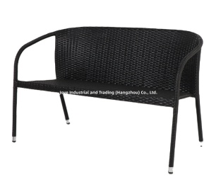 Nassjo Steel Rattan Garden Bench
