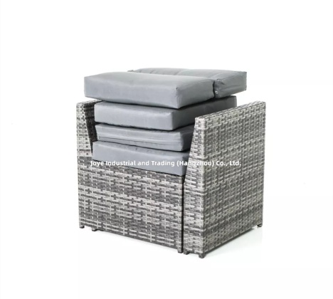 Timra 3pcs Steel Rattan Lounge Set with Cushions