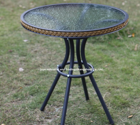 3pcs Rattan Chair and Coffee Table Bistro Set