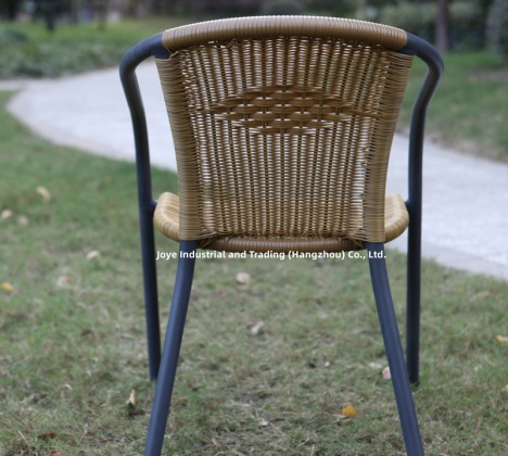 3pcs Rattan Chair and Coffee Table Bistro Set