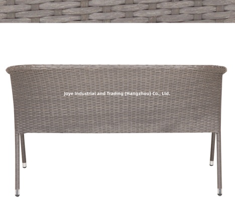 Nassjo Steel Rattan Garden Bench