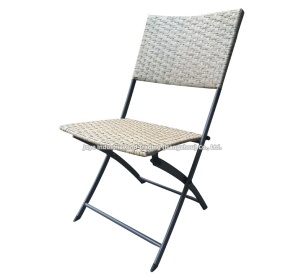 Palma Metal Wicker Folding Garden Chair
