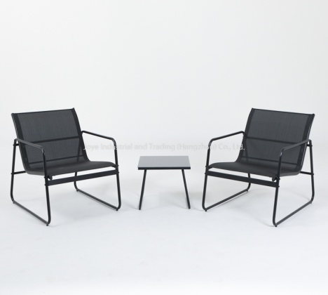 Centola 3pcs Steel Textilene Bistro Set