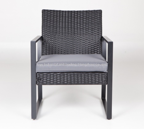 Milton Steel Frame Rattan 3pcs Balcony Set