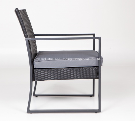 Milton Steel Frame Rattan 3pcs Balcony Set