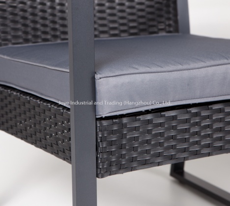 Milton Steel Frame Rattan 3pcs Balcony Set