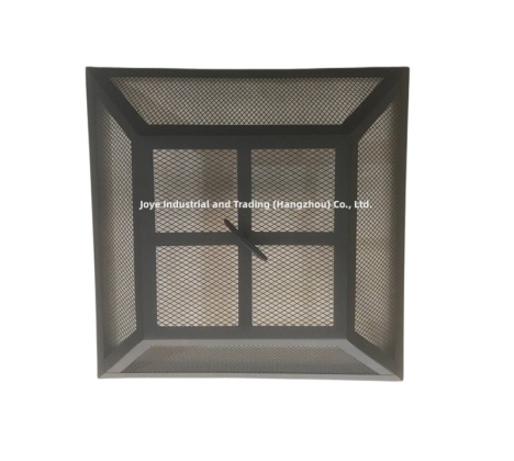 Mosaic Top Steel Square Fire Pit