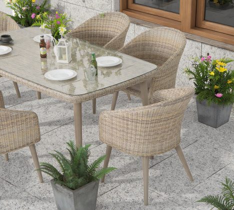 Capri 7pcs Rattan Dining Set