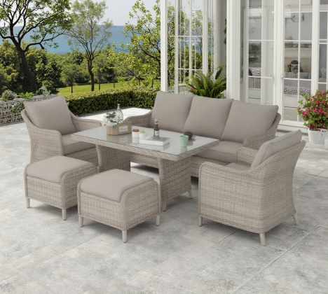 New Goteborg 6pcs Rattan Sofa Set