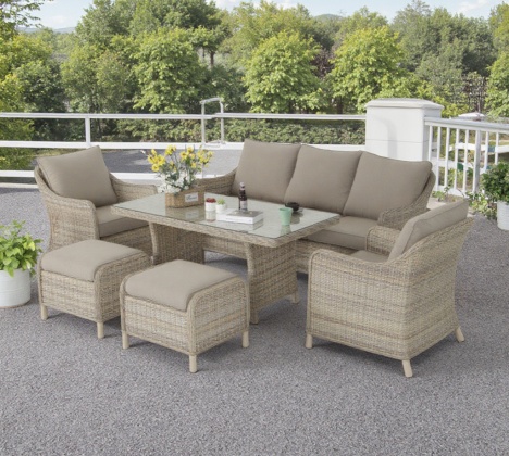 New Goteborg 6pcs Rattan Sofa Set