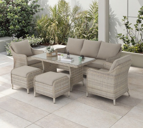 New Goteborg 6pcs Rattan Sofa Set
