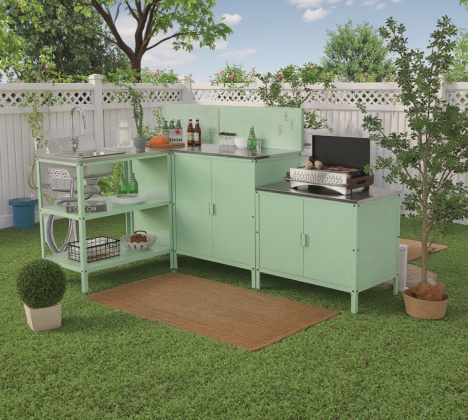 Mesola Steel Outdoor kitchen Set