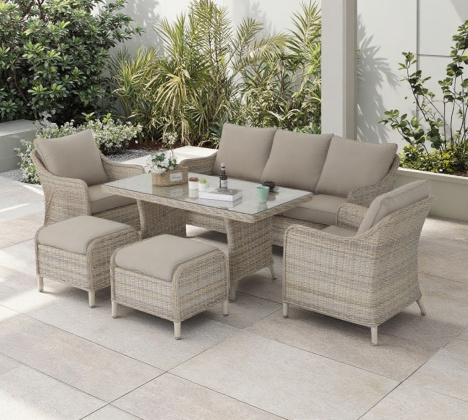 New Goteborg 6pcs Rattan Sofa Set