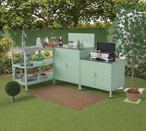 Mesola Steel Outdoor kitchen Set