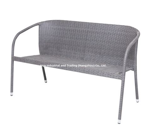 Nassjo Steel Rattan Garden Bench