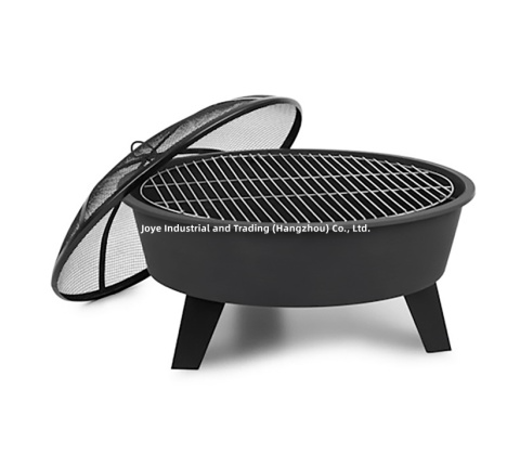 Wood Burning Steel Round Fire Pit