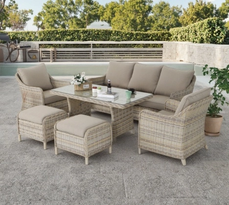 New Goteborg 6pcs Rattan Sofa Set