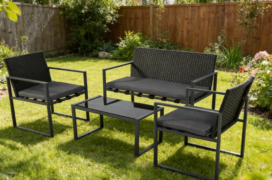 Kolding 4 Seaters Rattan Sofa Set