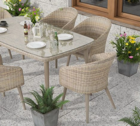 Capri 7pcs Rattan Dining Set