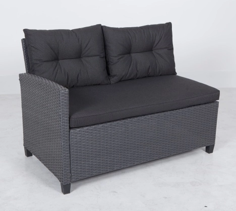 Barcelona 6-seater corner sofa set for small balcony and patio