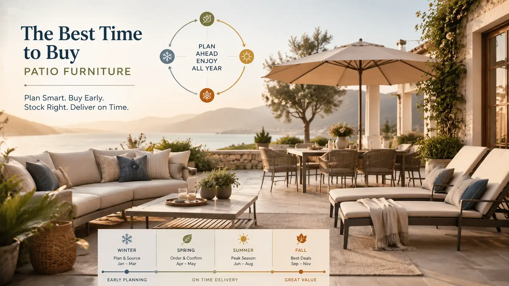 When Is the Best Time to Buy Patio Furniture?