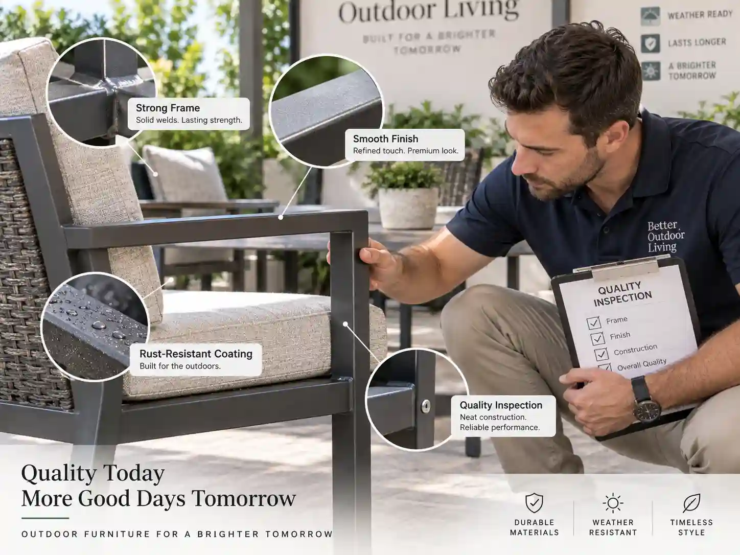 How to check high-quality outdoor furniture